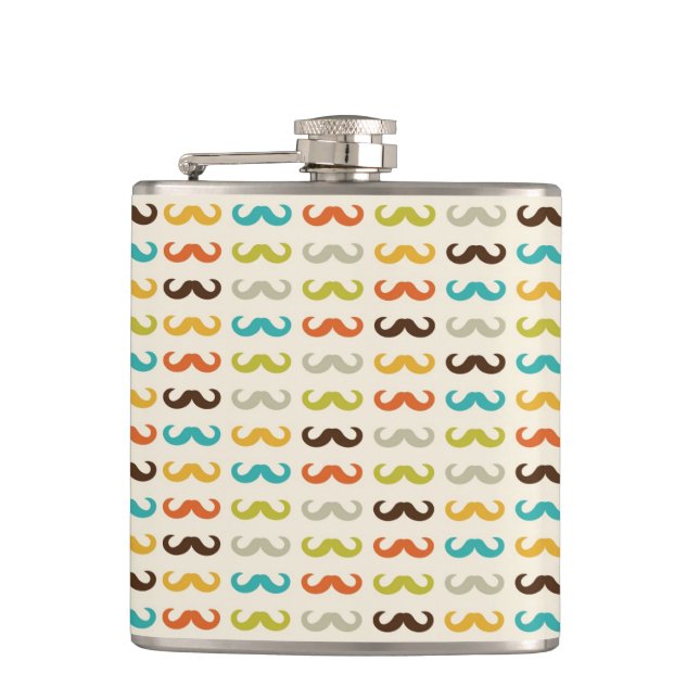 Flasques Motif avec la moustache (Devant)