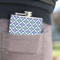 motif bleu et vert avec un arrière - plan blanc