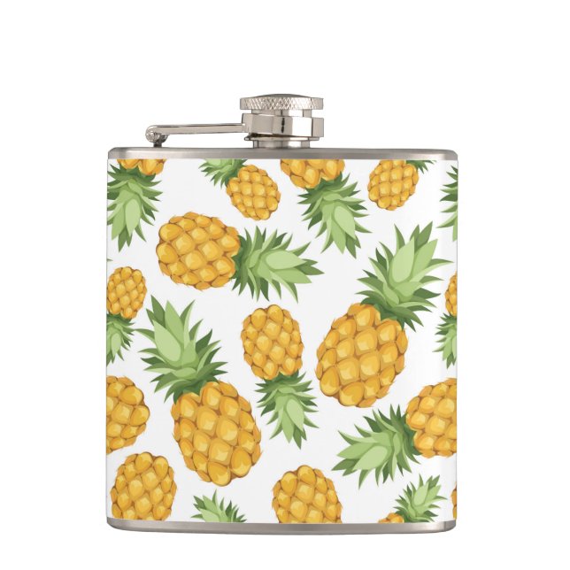 Flasques Motif d'ananas de bande dessinée (Devant)