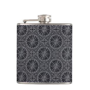 Flasques Motif de boussole de rose de vent