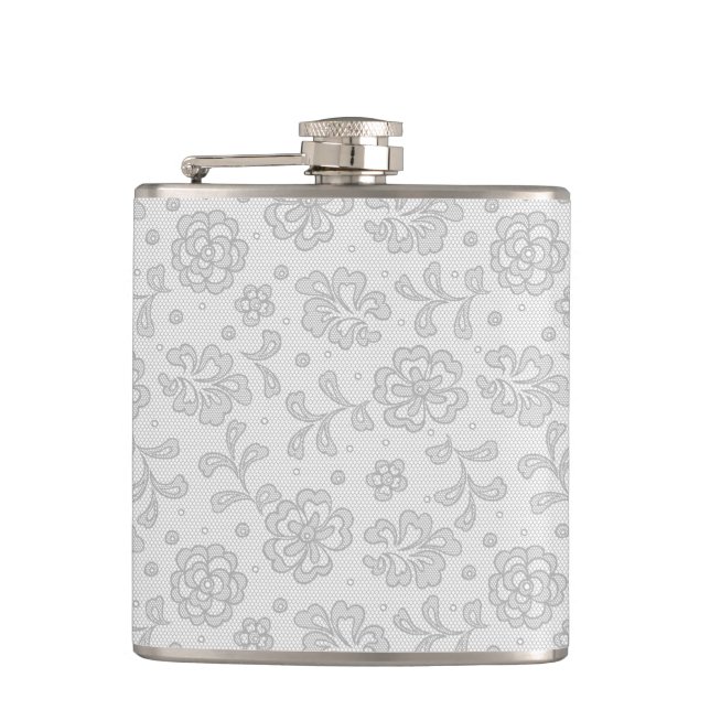 Flasques Motif de dentelle, cru 1 de fleur (Devant)