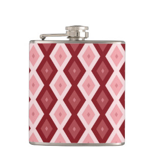 Flasques Motif de diamants rouges