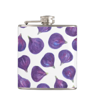 Flasques Motif de figues aquarelle