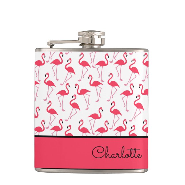 Flasques Motif de Flamant rose (Devant)