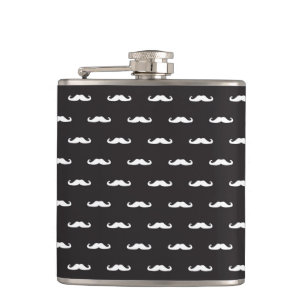 Flasques Motif de hippie de moustache