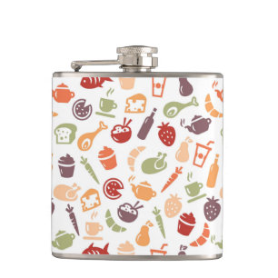 Flasques Motif de nourriture