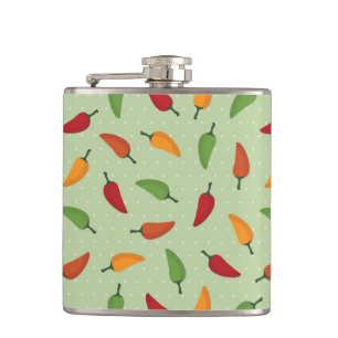 Flasques Motif de poivre de piments