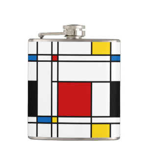 Flasques Motif de Stijl