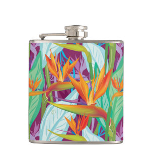 Flasques Motif de Strelitzia