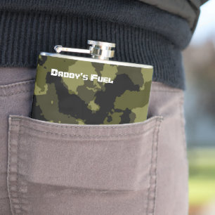 Flasques Motif de style militaire camouflage