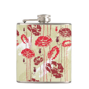 Flasques Motif floral 2 d'élégance abstraite