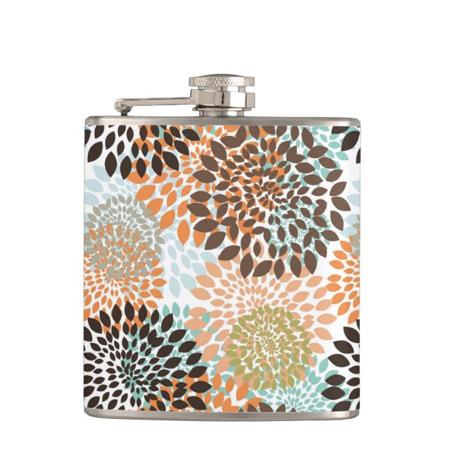 Flasques Motif floral 7 (Devant)