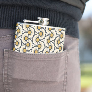 Flasques Motif floral géométrique