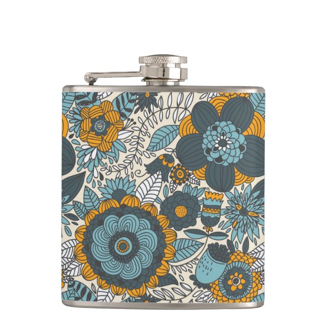 Flasques Motif floral vintage (Devant)