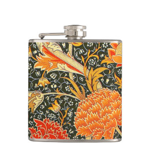Flasques Motif floral vintage William Morris Cray