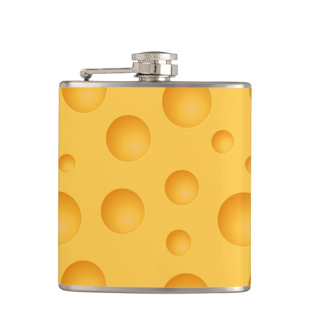 Flasques Motif jaune de fromage (Devant)