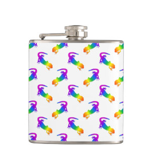 Flasques Motif Rainbow Salamander