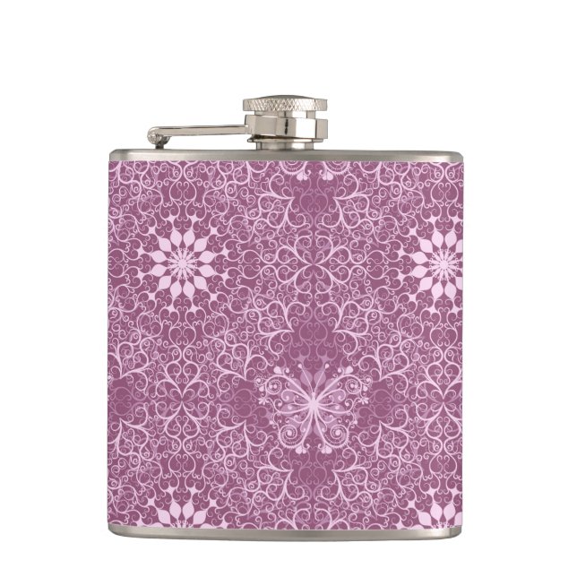 Flasques Motif rose vintage (Devant)