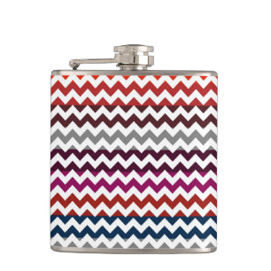 Flasques Motif tendance Chevron Zigzag