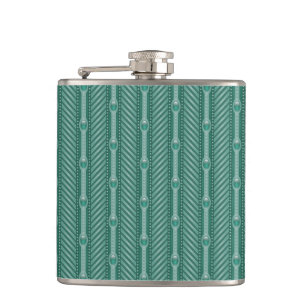 Flasques Motif turquoise ornemental