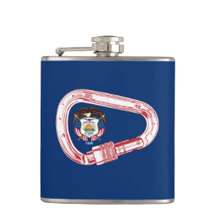 Flasques Mouse d'attache pour grimper au drapeau de l'Utah