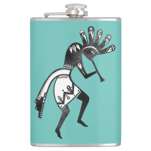 Flasques Native Americans Culture - Dancing Kokopelli 1