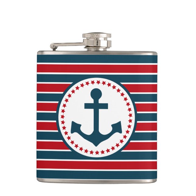 Flasques Nautical design (Devant)