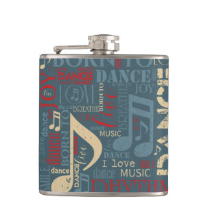 Flasques Né à Dance Blue/Red/Gold ID277