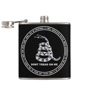Flasques NE T'EN PRENDS PAS À MOI Vinyl Flask Design