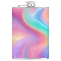 Neon tendance Pink Blue vert vert vagues abstraite
