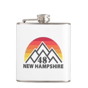 Flasques New Hampshire 48 Retro Mountain