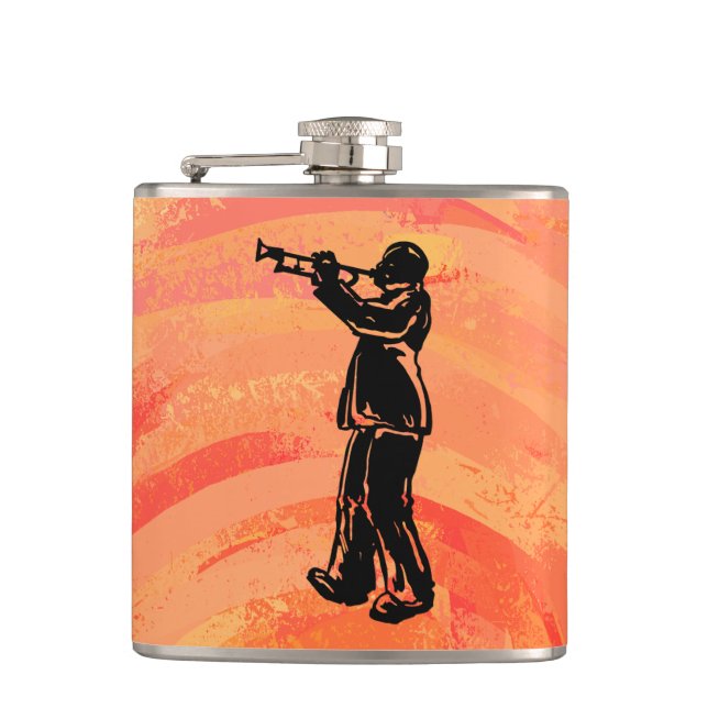 Flasques New York Boogie Nights Trumpet Orange (Devant)
