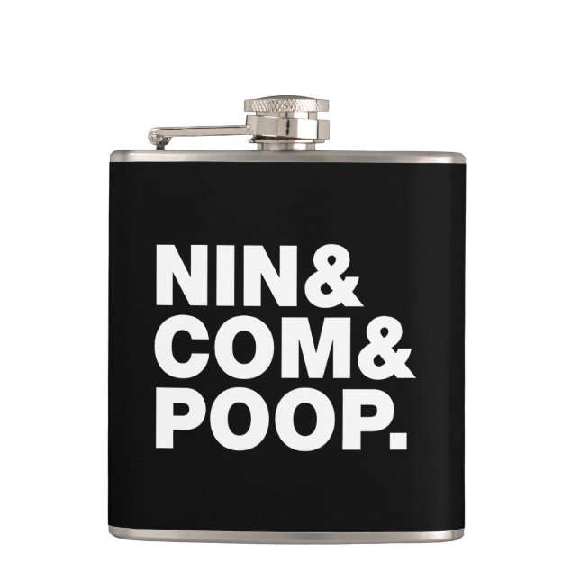 FLASQUES NIN & COM & POOP. (Devant)