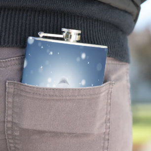 Flasques Noël bonhomme de neige SlipperyJoe foulard vert m