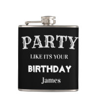 Noir et blanc Fundy Anniversaire Groomsman 