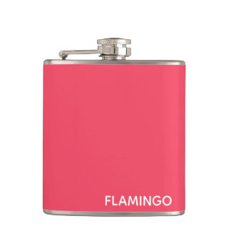 Flasques Nom de couleur rose Flamant rose