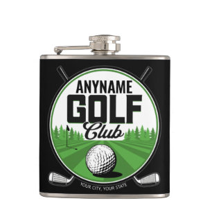 Flasques NOM personnalisé Golfing Pro Golf Club Player