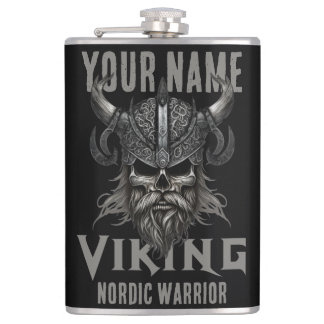 Flasques NOM personnalisé Viking Warrior Heritage