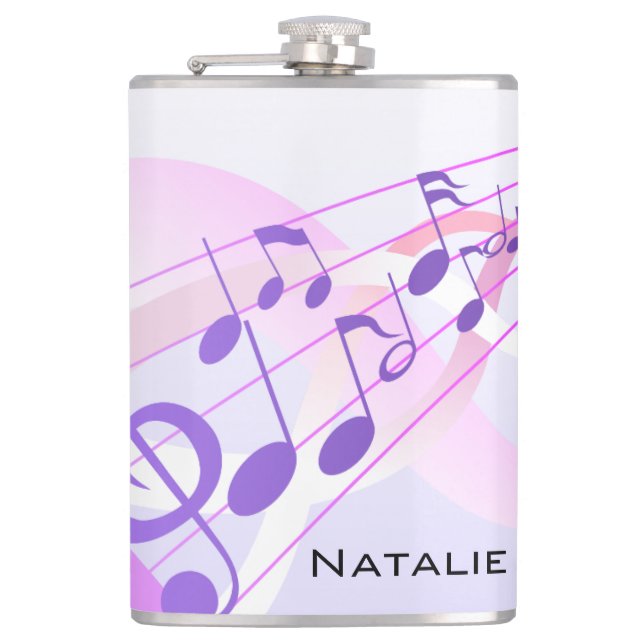 Flasques Notes musicales (Devant)