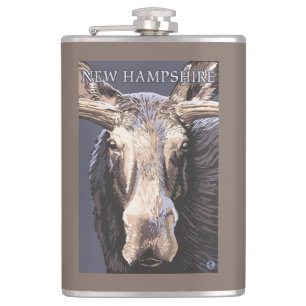 Flasques Nouvelle de HampshireMoose fin