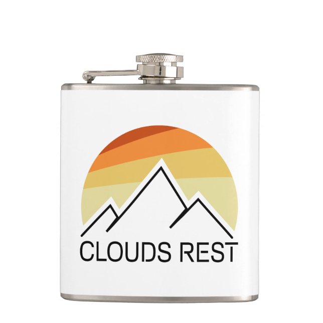 Flasques Nuages Rest Mountain Yosemite Retro (Devant)