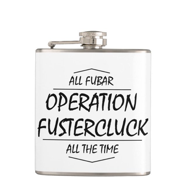 Flasques Opération Fustercluck (Devant)