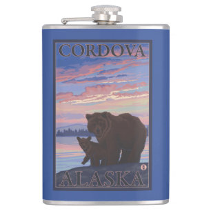Flasques Ours et CUB - Cordova, Alaska