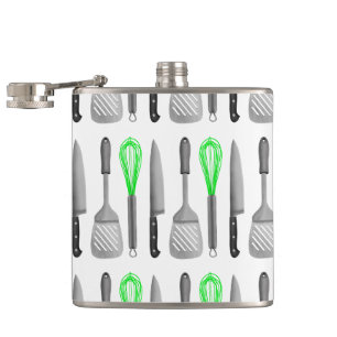 Flasques Outils de nourriture Motif Spatula Knife Whisk