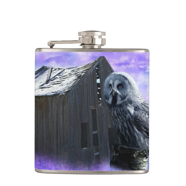 Flasques Owl Barn Shed (Devant)
