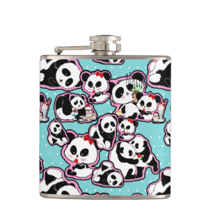 Flasques Panda Doodles Kawaii