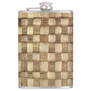 Flasques Panier d'artisanat Texture sans couture