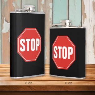 Flasques Panneau STOP