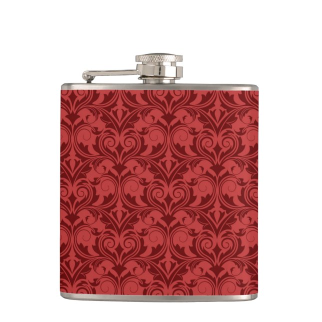 Flasques Papier peint rouge (Devant)