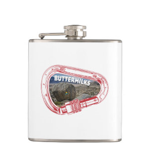 Flasques Papillons Escalade Carabiner Flask